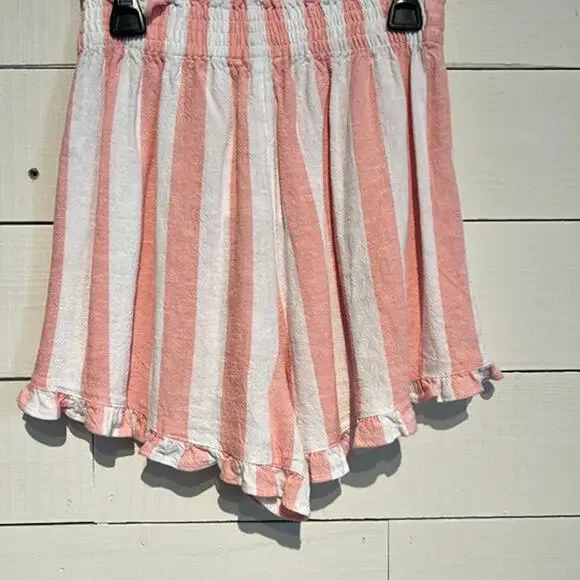 Abound Pink & White Linen Shorts- XS - Picture 4 of 4